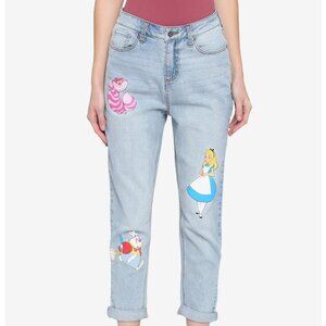 🎊🎊Disney Alice In Wonderland Mom Jeans